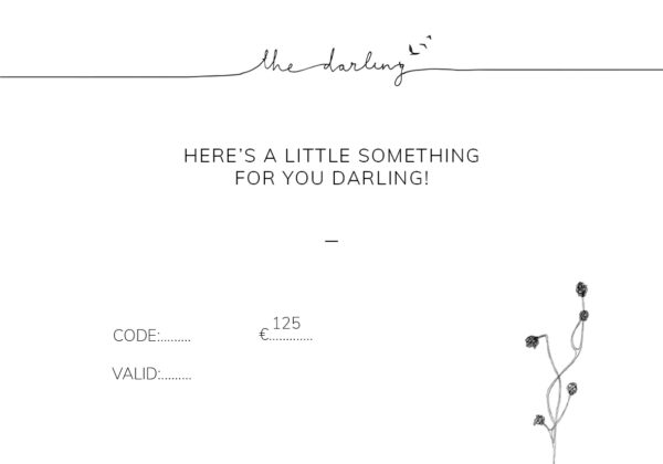 DARLING GIFT CARD | €125