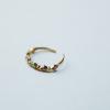Crown crystal ring | stainless steel