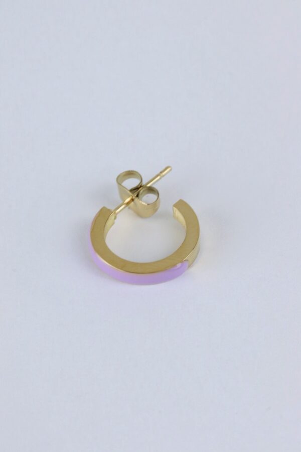 Purple stud | stainless steel