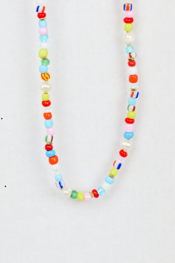 Beads necklace | stainless steel