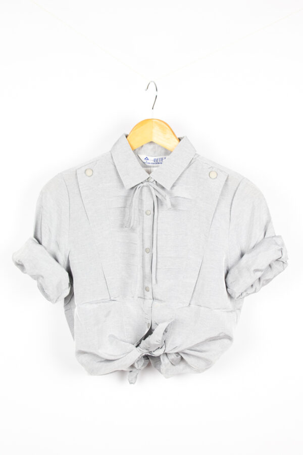 Vintage grey blouse