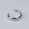Basic stripes stud silver | stainless steel