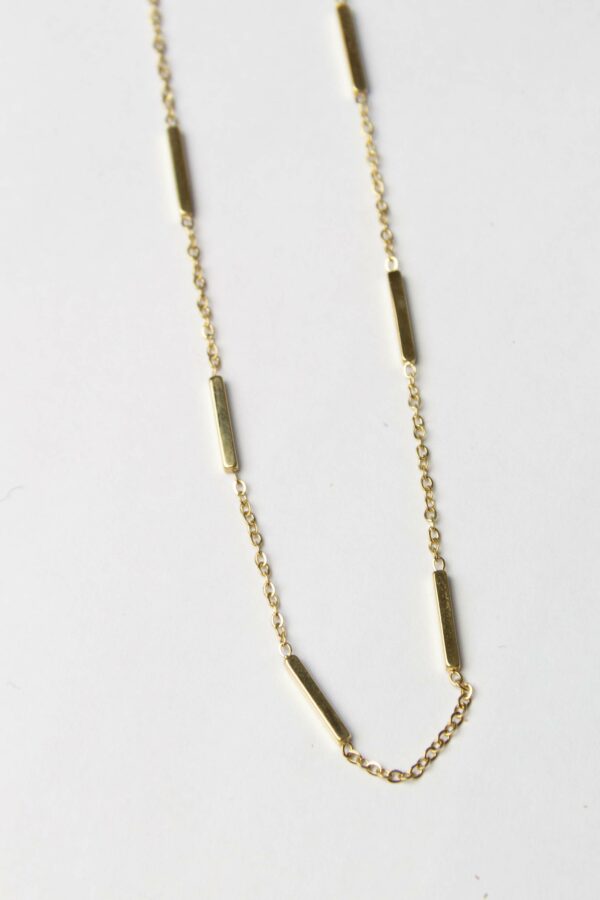 gold bars necklace