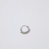 Dots Bali hoop silver | stainless steel