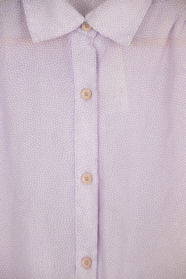 Vintage lila dotted blouse