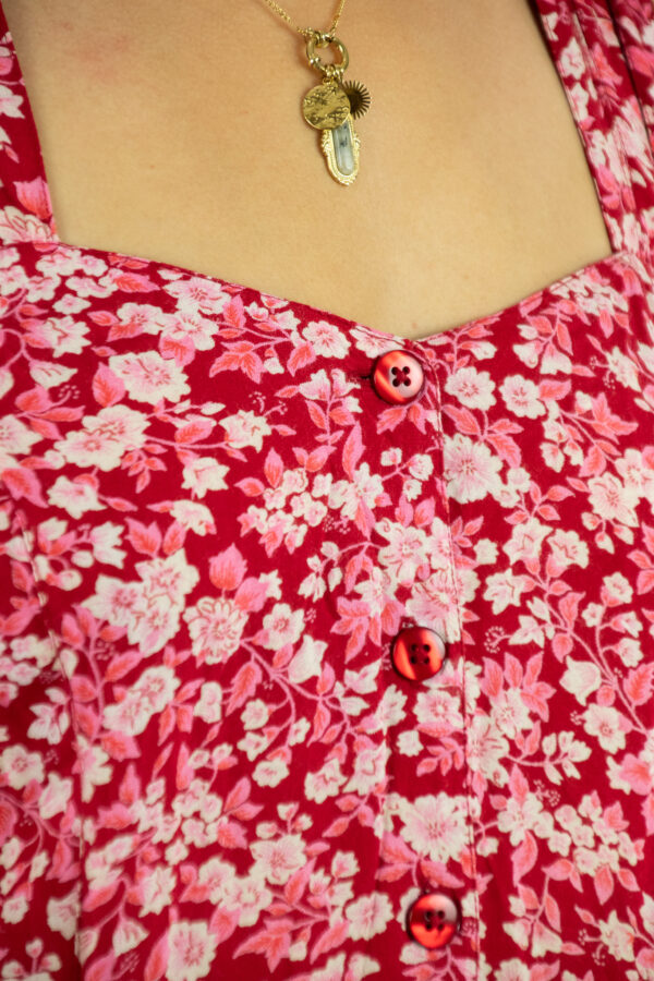 Vintage flowery summer dress