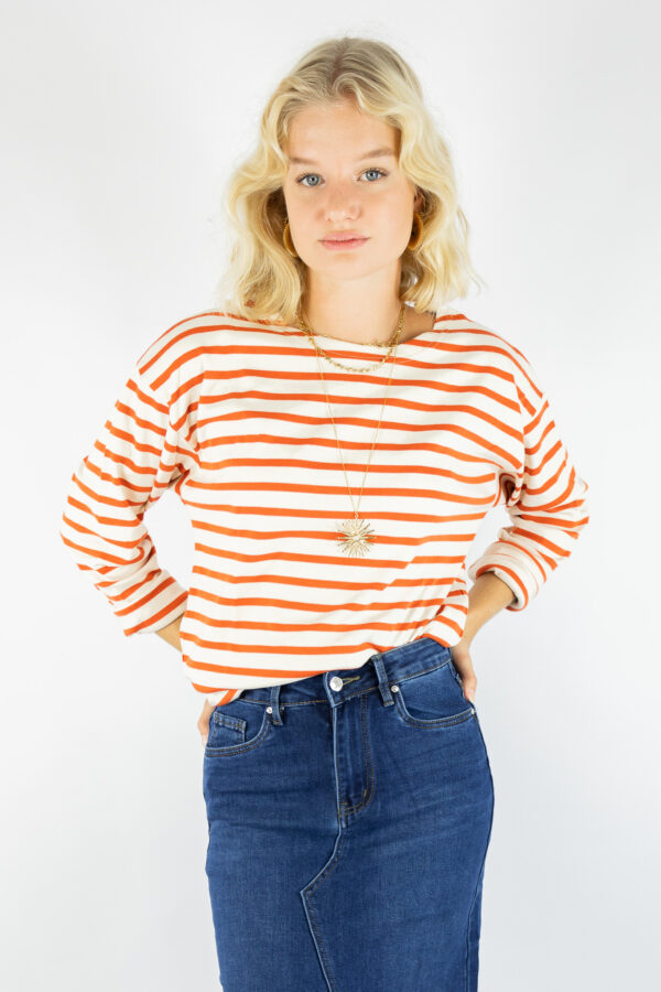 The Emily oversized striped top
