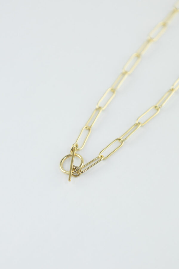 Wide chain necklace | stainless steel