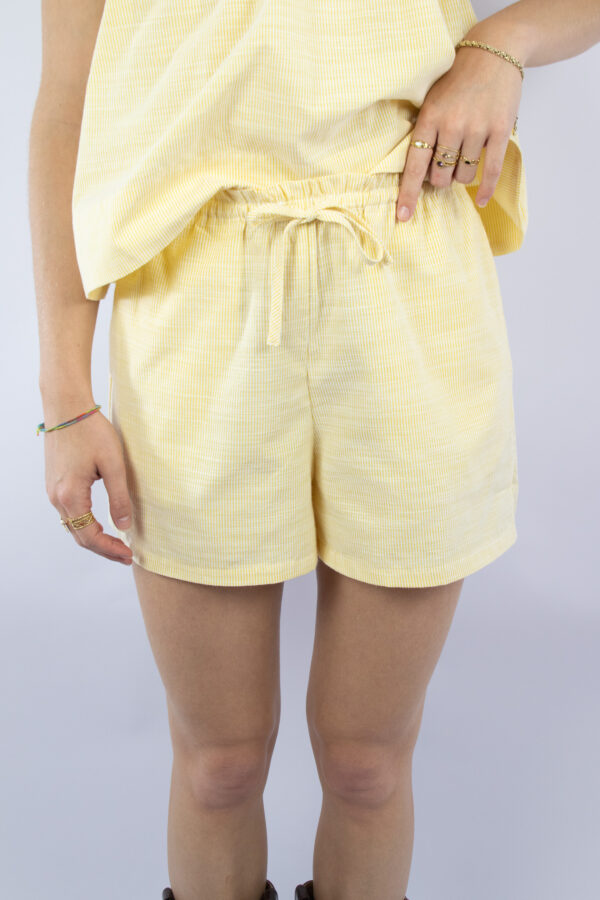Billie cotton shorts yellow