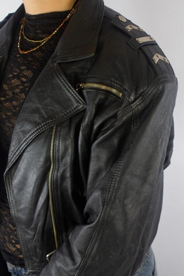 Vintage biker jacket - Image 4