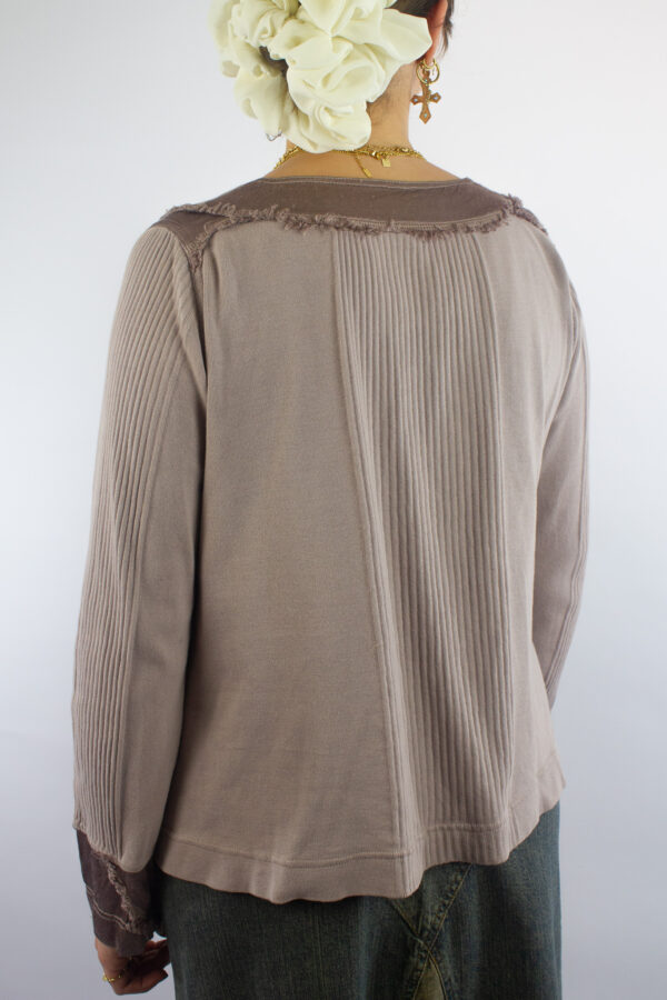 Vintage bohemian lila top - Image 3