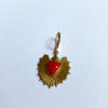 Red Heart Chearm Hanger hoop | stainless steel - Image 2