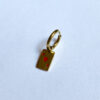 Play Card Charm Hoop | stainless steel - Image 2