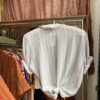 Vintage striped blouse - Image 3