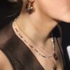 Beaded beauty necklace | stainless steel - Image 3