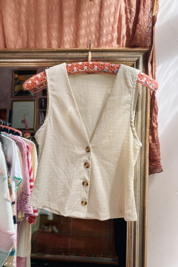 Ziggy waistcoat créme | One Size - Image 4