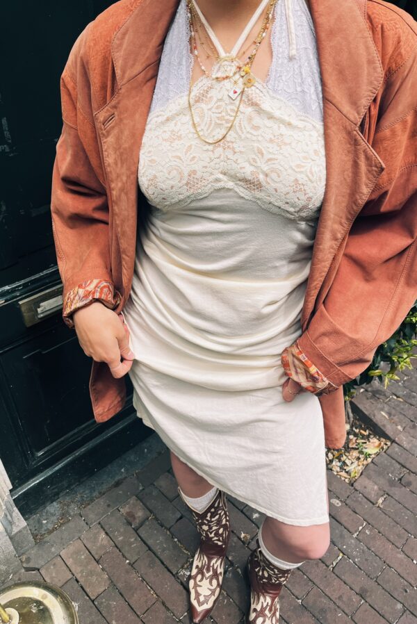 Vintage facelining leather jacket - Image 3