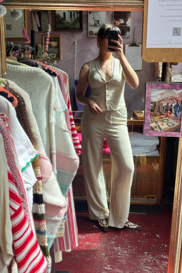 Ziggy waistcoat créme | One Size - Image 3