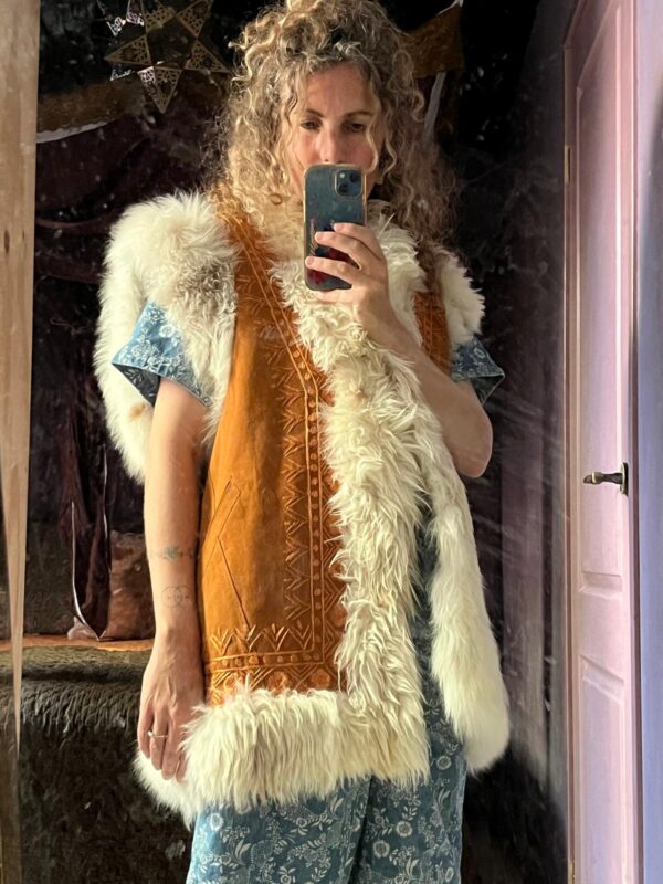 Vintage suzani waistcoat