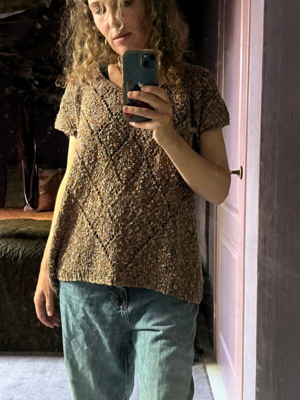Vintage crochet shirt