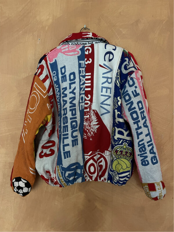 UPCYCLED HOLLAND FOOTBALL SCARFS | JACKET - Image 3