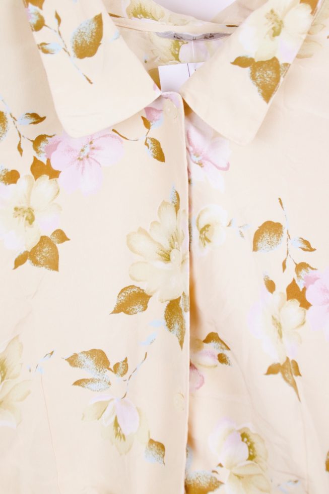 Vintage romantic flower blouse