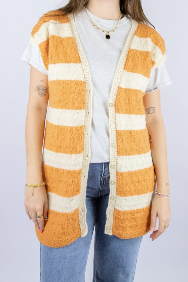 Vintage striped vest