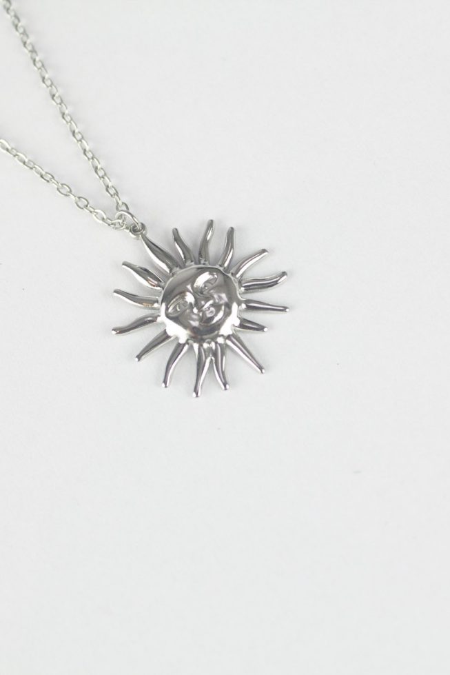 Sunny necklace silver | stainless steel