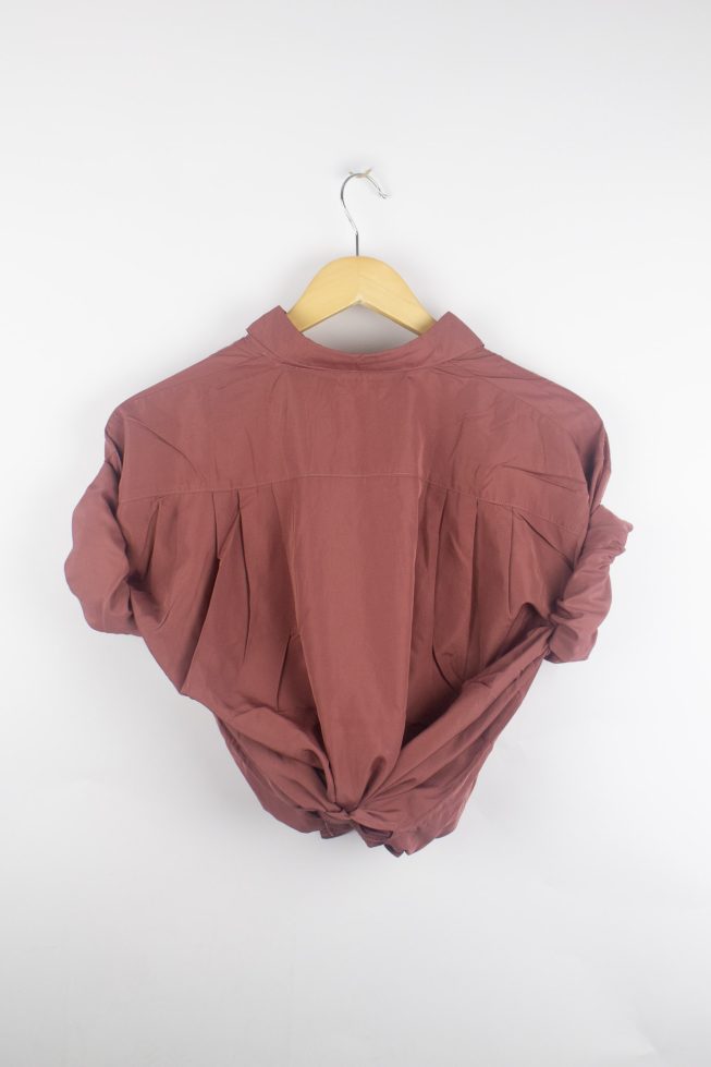 Vintage burgundy blouse