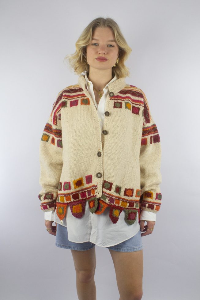 Vintage woolen cardigan