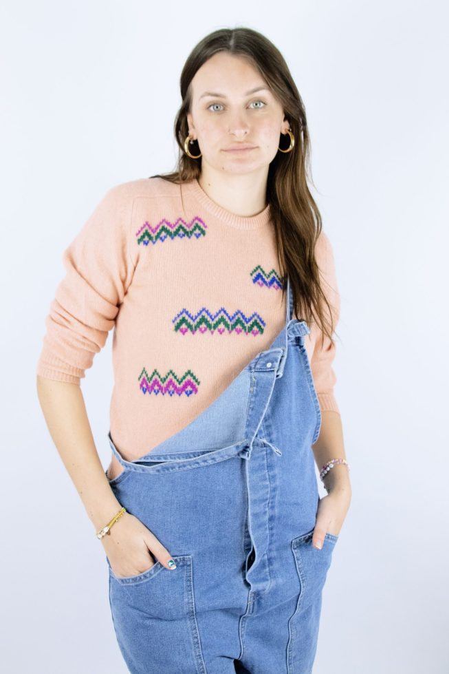 Vintage pink sweater