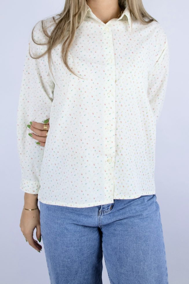 Vintage flower blouse