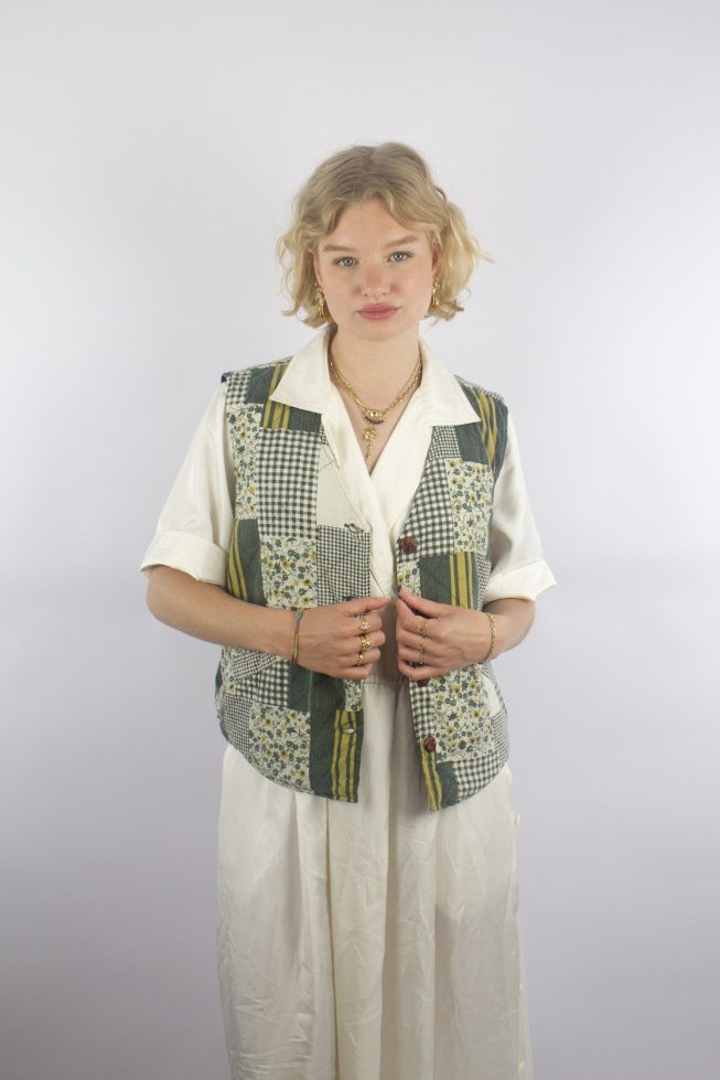 Vintage patchwork waistcoat