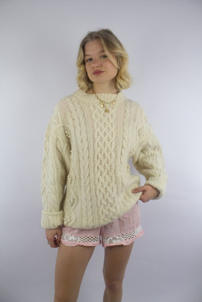 Vintage cable sweater