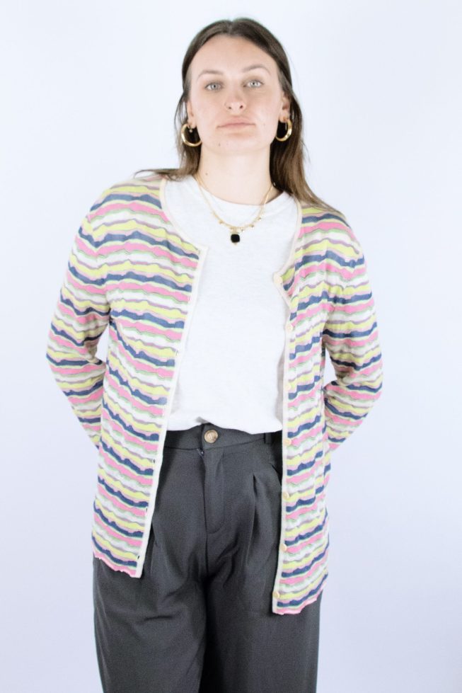 Vintage colorful cardigan