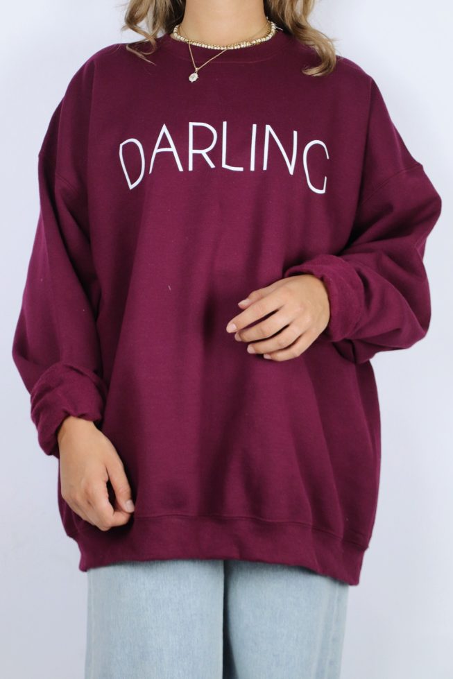 Darling sweater burgundy