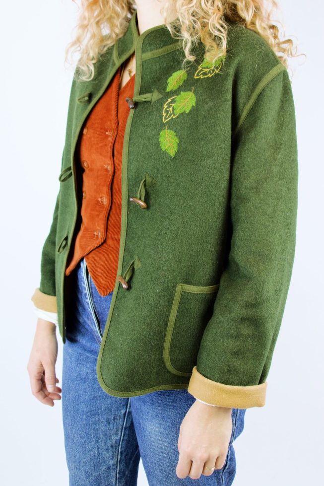 Vintage green blazer