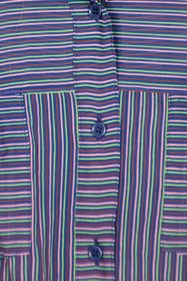 Vintage funky striped blouse