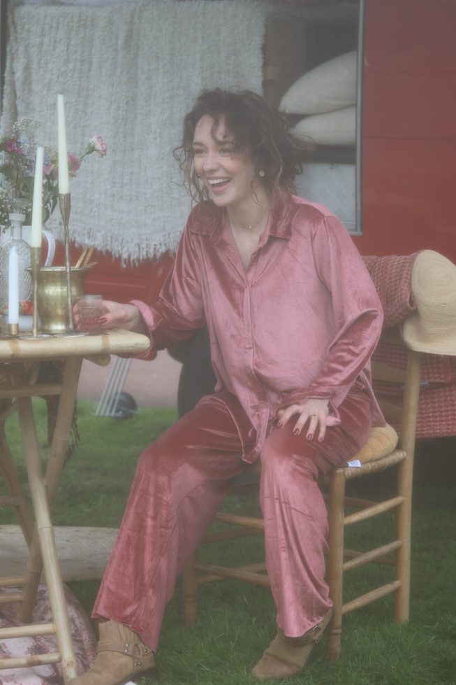 jazz velvet pants