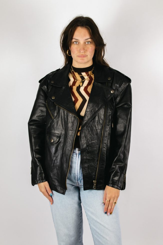Vintage biker jacket