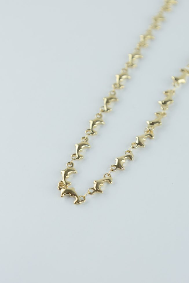 Dolphin necklace | stainless steel