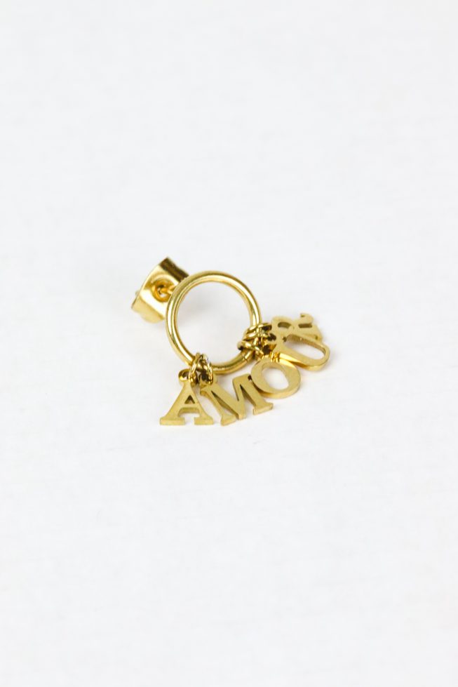 Amour gold stud | stainless steel