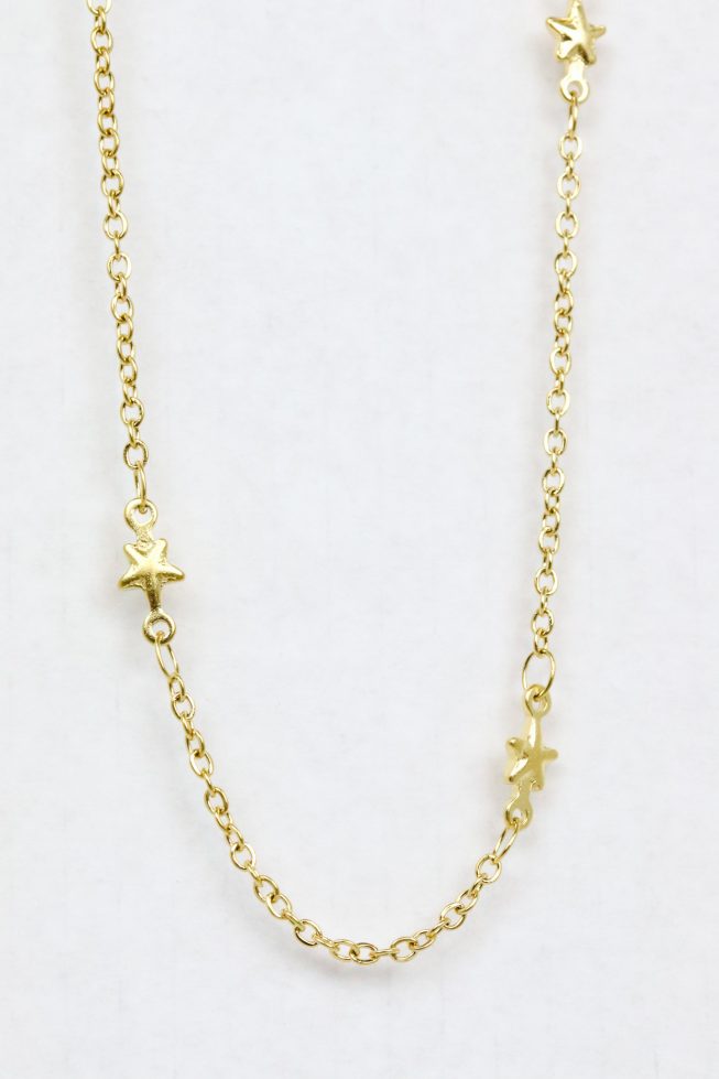 Star charms necklace | stainless steel