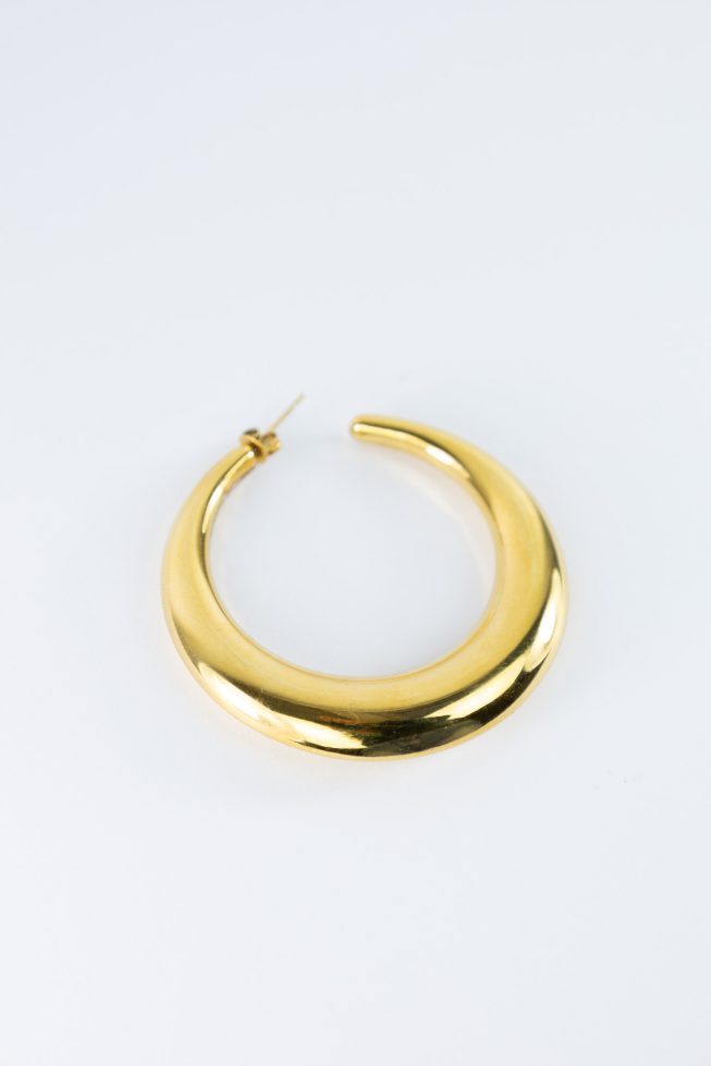 Maxi bold hoop | stainless steel