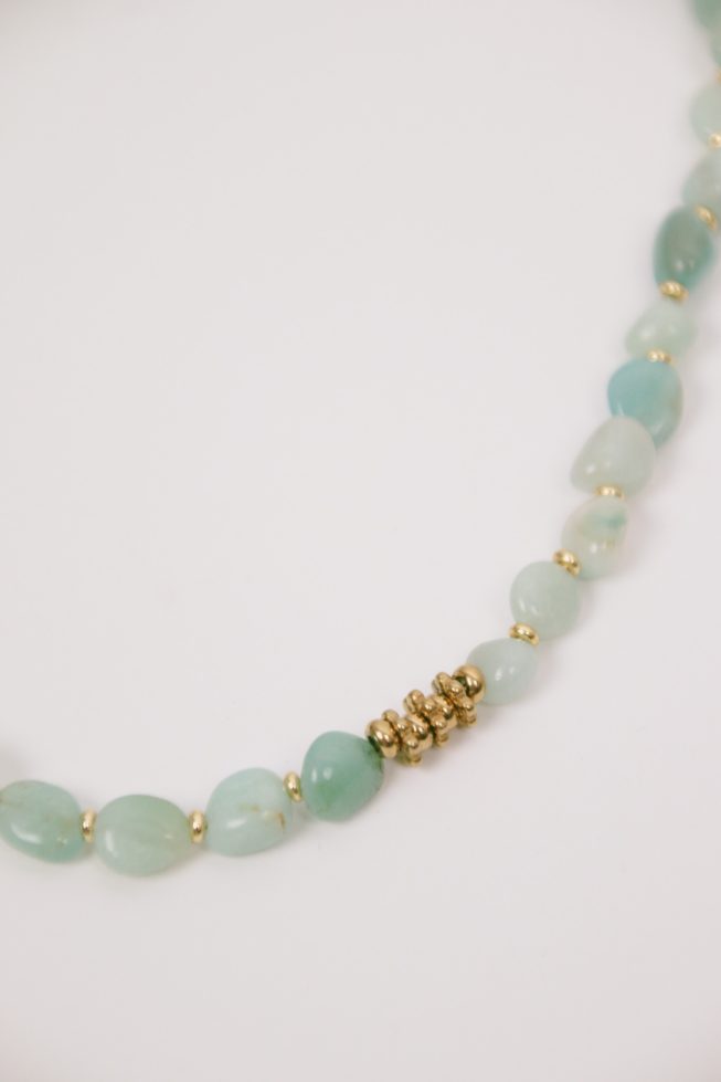 Ocean stone necklace | stainless steel