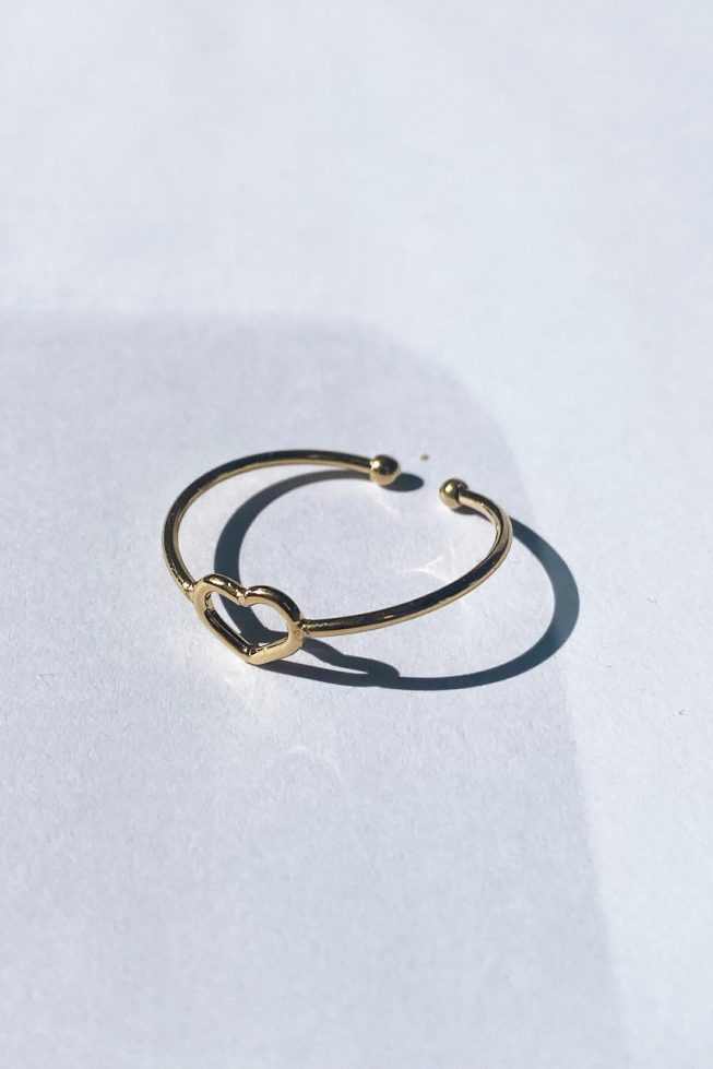 Tiny heart ring | stainless steel